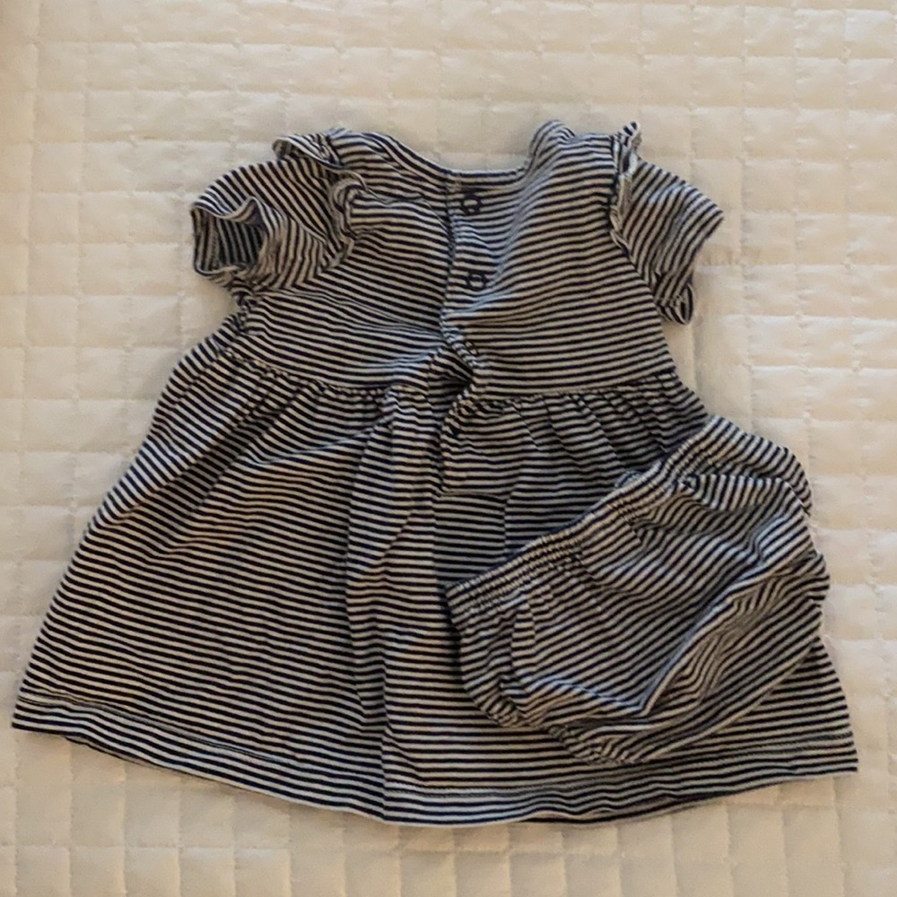 Carter’s Lady Bug Striped Dress and Bloomers 3m - Picture 5 of 5